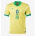 Pánský Fotbalový dres Brazílie Rodrygo Goes #10 Copa America 2024 Domácí Krátký Rukáv